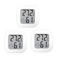 Miniatyrbild 1 av 5: Digital hygrometer, Mini inomhus termometer rum termo-hygrometer, noggrann RH-mätare temperaturmonitor för hem sovrum källare kontor växthus