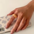 Miniatyrbilde 5 av 5: Finger Ringer Halering Tommelbånd for Kvinner Menn Kylling, Oransje