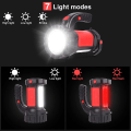 Miniatyrbillede 2 af 5: Genopladelig LED håndholdt lommelygte med høj lumen 20000mAh rød