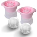 Pikkukuva 1 / 5: Sphere Ice Molds Large Ice Cube Trays Set of 2 (Gray) pink