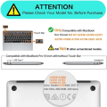Miniatyrbillede 2 af 5: Etui til MacBook Pro 13 tommer A1706 A1708  Krystalklar