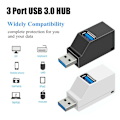 Miniatyrbild 4 av 5: 3-Port USB-hubb, 2 st USB 3.0-hubb, USB-splitteradapter
