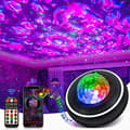 Stjärnprojektor LED Batteri - Galaxy Stjärnprojektor - 2,5h Svart