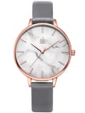Minimalistisk dameklokke ultra-flat elegant