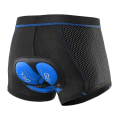 Miniatyrbillede 1 af 3: Åndbare cykelshorts cykelundertøj gel pude stødsikker blue XL