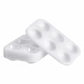 Miniatyrbillede 1 af 5: 12 stk. plastmalingspaletter, 6 brønde rektangulær akvarelpalet maling bakke til maling fest, DIY håndværk og kunstmaling, hvid