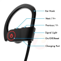 Miniatyrbilde 3 av 4: Bluetooth-hodetelefoner, løpehodetelefoner trådløse ørepropper vanntette sportøretelefoner i øret for trening/utendørs/sport/trening/yoga