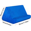 Pikkukuva 3 / 7: Pehmeä Tablet-telinetyyny taskulla, Tablet-tyynyteline, säädettävä 3 katselukulmaa, Lazy Holder -teline sängylle sohvalle, yhteensopiva iPad-tablettien kanssa blue