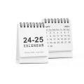 Miniatyrbillede 1 af 5: Kalender 2024/25 - Lille skrivebordskalender 2024 2025 Mini skrivebordskalender 18 månedskalender fra januar 2024 til juni 2025, 10,5x7,5cm