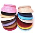 Miniatyrbillede 4 af 5: Unisex Visor, Tennis Cap Golf Ca, UV-beskyttelse Solhat (Sort)