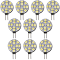 Pikkukuva 1 / 5: 10x G4 LED-lamppu DC 12V Ei himmennettävä Valkoinen 6000K Valolamppu