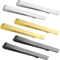 Miniatyrbilde 1 av 5: Slipsklips for menn, 6 stk slipsklips for menn klassisk slipsklipssett