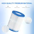 Miniatyrbillede 3 af 8: 2 Filter Pool Filterpatron til Best-way Type II, Pool Filter Type 2 til Swimmingpool, Lazy Spa Filter Udskiftning til Best-way Pool Pumpe 2pcs
