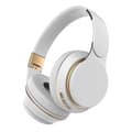 Trådlösa hörlurar Over Ear,bluetooth-hörlurar med mikrofon white