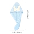 Miniatyrbilde 2 av 5: Mikrofiber Håndkle for Hår, 3-pak Hårhåndkle Wrap for Langt Hår