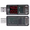 Miniatyrbilde 2 av 5: Usb-tester, fargemåler, LCD-skjerm, voltmeter, amperemeter, strømtester, multimeter, lader, USB-tester
