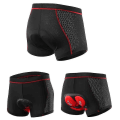 Miniatyrbillede 2 af 4: Åndbare cykelshorts cykelundertøj gel pude stødsikker red M