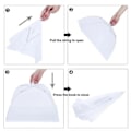 Miniatyrbillede 2 af 5: Mesh Pop-up Spiseparaply - Stilful Beskyttelse Til Dine Måltider Hvid