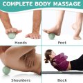 Pikkukuva 4 / 5: Jalkaterapiapallo (7 cm, vihreä, 1 pakkaus), Trigger Point Roller -hierontapallo plantaarifaskiittiin, rullaava neuropatiapainelupallo
