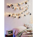 Miniatyrbild 4 av 5: 10m 100 LED-lampor med 50 klämmor för foton, varma