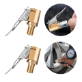 Miniatyrbillede 1 af 5: Dæk Luft Chuck med Klips Adapter 2 Stk Luft Chuck Dæk Inflator Kompressor Pumpe Forbinde Heavy Duty Messing Låsning Dæk Inflator Luft Chuck