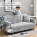 Miniatyrbillede 2 af 5: Sofaovertræk til 3-personers sofa, elastisk sofaovertræk