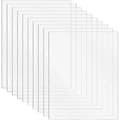 10 stk. akrylplader 1 mm - transparente plexiglas plastplader til hobbyprojekter