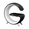 Tunnelmavalo Langaton Laturi Herätyskello Pöytä LED-lamppu Bluetooth Audio