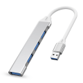 Miniatyrbillede 1 af 5: USB Hub, USB-adapter med 4 porte, 1 USB 3.0 og 3 USB 2.0 Hub til Macbook Pro/Air, Surface Pro, PS4, bærbar computer, USB-flashdrev, mobil HDD og mere