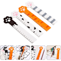 Miniatyrbillede 5 af 5: 15cm lineal Kids lineal lineal Kids lineal de madera 4pcs