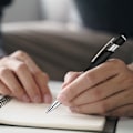 Miniatyrbillede 5 af 5: 6 stk. kuglepen med stylus-spids, 0,5 mm sort blæk metalpen stylus-pen 2 i 1 stylus-kuglepen, indtrækkelige kuglepenne gave