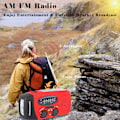 Pikkukuva 5 / 5: Aurinkoradio, selviytymiskäsikampi Dynamo AM/FM hätäilmaradio, ladattava kotitalous- ja ulkokäyttöön, retkeilyyn
