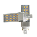 Pikkukuva 3 / 5: G24 LED-vaihtolamppu, valkoinen kotelo, lämmin valkoinen, 8,0 W 265,00 V