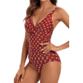 Miniatyrbilde 3 av 5: Monokini for kvinner, magekontroll, slankende badedrakt, pluss størrelse, magekontroll