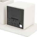 Miniatyrbild 5 av 5: Växande LED-väckarklocka Digital väckarklocka Träpennhållare Elektronisk klocka Pennhållarur Mini elektronisk klockprydnad