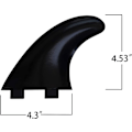 Miniatyrbillede 5 af 5: Surfboard G5 Halerorsæt Finne FCS Venstre Midterste Højre 3stk/sæt
