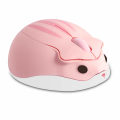 Miniatyrbild 1 av 5: Trådlös mus söt hamsterformad datormus 1200DPI (rosa)