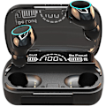 Miniatyrbilde 1 av 5: Trådløse hodetelefoner, trådløse ørepropper med mikrofon Bluetooth Touch Control Noise Reduction Hodetelefoner for Sport Work
