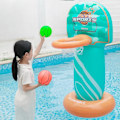 Miniatyrbillede 3 af 5: Basketball Pool Legetøj, Oppustelig Basketballkurv, Oppustelig Pool Basketball, Vand Basketballmål, Pool Basketballsæt, Svømmebassin Kurv til Pool
