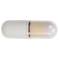 Miniatyrbild 4 av 5: Nagelrengöringsborste, Retractable Ergonomisk Syntetisk Fiber Nagelkonst Dammborste för Blush för Manikyr (Vit)