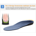 Miniatyrbilde 4 av 6: Hælsporeinnleggssåler, ortopediske innleggssåler, komfortable innleggssåler med høy buesupport, innleggssåler for plantar fasciitt, arbeidssko for menn og kvinner M