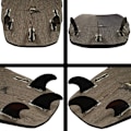 Miniatyrbillede 2 af 5: Surfboard G5 Halerorsæt Finne FCS Venstre Midterste Højre 3stk/sæt