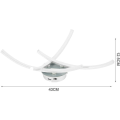 Miniatyrbillede 4 af 5: Moderne LED 3-lyset loftslampe A85-265V - Hvid
