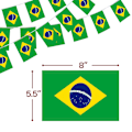 Miniatyrbillede 3 af 5: 2 pak VM-top 32 lande flag (Brasilien) Brazil