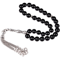 Miniatyrbillede 1 af 5: Muslimske bønnekæder Tasbih Zikr-kæder Tasbih 33 bønnekæder Islam bøn rosenkrans perler islamisk religion Eid Ramadan gave