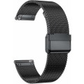 Miniatyrbillede 1 af 4: 22mm Watch Strap Quick Release Rustfrit Stål Sort Loop Kompatibel til Samsung Galaxy Watch 3 45mm HUAWEI GT2 46mm Watch Band (22mm, Sort)