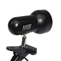 Miniatyrbilde 1 av 4: Bordlampeholder Klemme Skrivebordslampe E27 Pære EU-plugg (Svart)