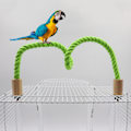 Miniatyrbillede 2 af 5: 2 stk. Fugletov Perch Swing, Fuglebur Stang Stang, 80 cm