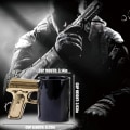 Miniatyrbillede 2 af 5: Sjov krus med pistolgreb, nyhed keramiske kaffekopper, personlig pistol kaffekop, 3D pistolgreb vandkop, perfekt nyhed gag-gave gold