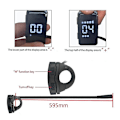 Miniatyrbillede 5 af 5: E-Bike Display DZ40 Skærm Display til Midtmonteret Motor BBS01 02 HD Elcykel Dele